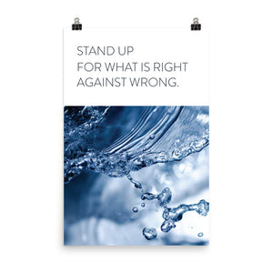 Water "Stand Up"