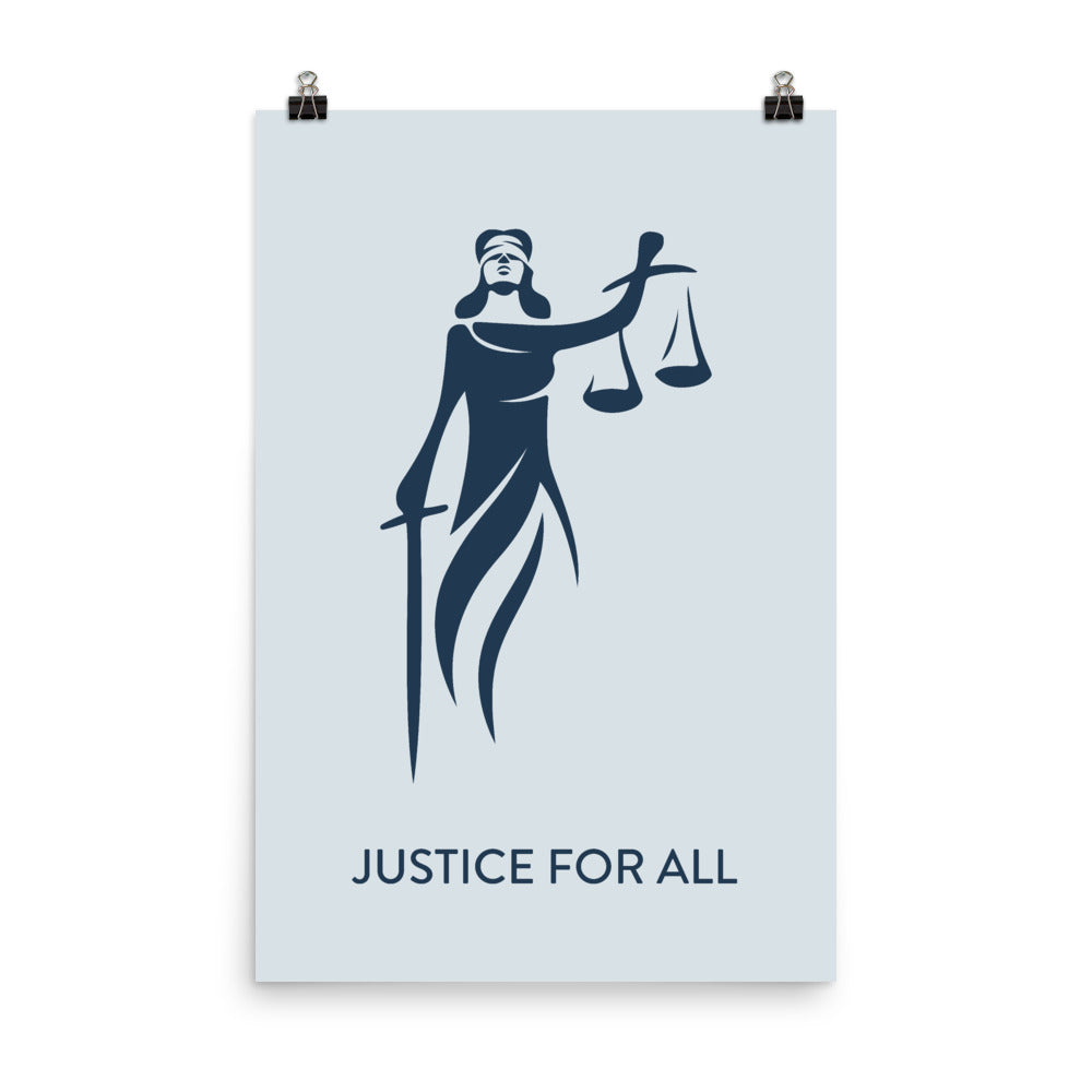 Lady Justice | Light Blue/Dark Blue