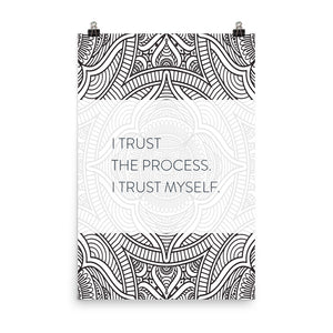 Mandala "I Trust The Process"