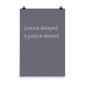 Minimalistic "Justice Delayed"