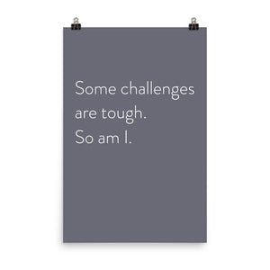 Minimalistic "Some Challenges are Tough"