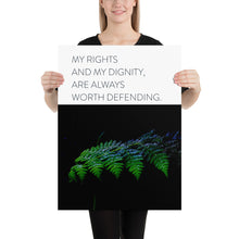 Load image into Gallery viewer, Earth &quot;My Rights and My Dignity&quot;