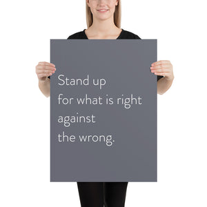 Minimalistic "Stand Up"