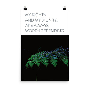 Earth "My Rights and My Dignity"