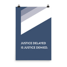 Load image into Gallery viewer, Geometric Stripe &quot;Justice Delayed&quot;