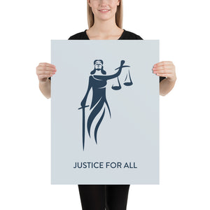 Lady Justice | Light Blue/Dark Blue