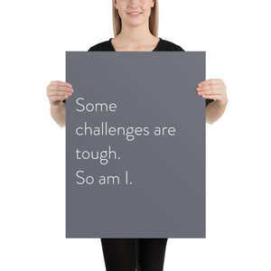 Minimalistic "Some Challenges are Tough"