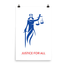 Load image into Gallery viewer, Lady Justice | White/Blue