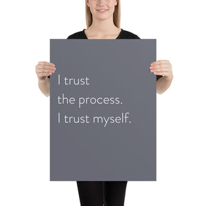 Minimalistic "I Trust The Process"