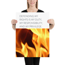 Load image into Gallery viewer, Fire &quot;Defending My Rights&quot;