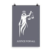 Load image into Gallery viewer, Lady Justice | Gray/White