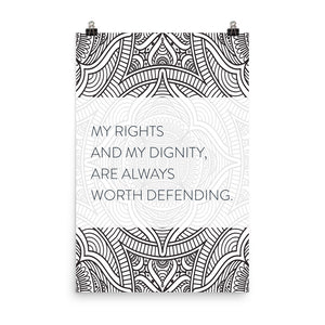 Mandala "My Rights and My Dignity"