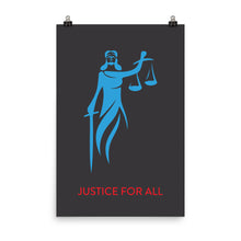 Load image into Gallery viewer, Lady Justice | Charcoal/Sky Blue