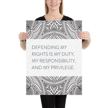 Load image into Gallery viewer, Mandala &quot;Defending My Rights&quot;