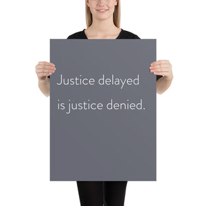 Minimalistic "Justice Delayed"