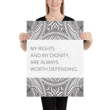 Load image into Gallery viewer, Mandala &quot;My Rights and My Dignity&quot;