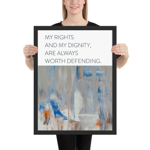 Abstract "My Rights and My Dignity"