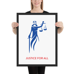 Lady Justice | White/Blue