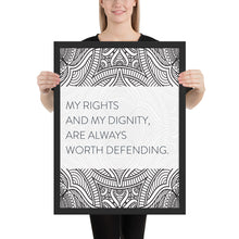 Load image into Gallery viewer, Mandala &quot;My Rights and My Dignity&quot;