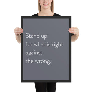 Minimalistic "Stand Up"