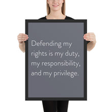 Load image into Gallery viewer, Minimalistic &quot;Defending My Rights&quot;