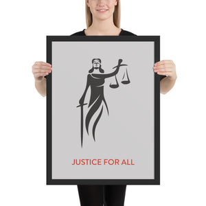 Lady Justice | Light Gray/Charcoal