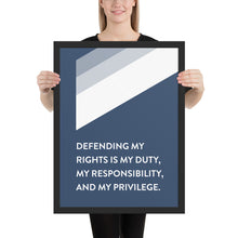 Load image into Gallery viewer, Geometric Stripe &quot;Defending My Rights&quot;