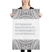 Load image into Gallery viewer, Mandala &quot;Defending My Rights&quot;