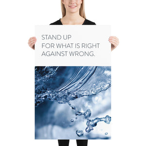 Water "Stand Up"