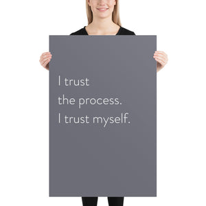 Minimalistic "I Trust The Process"