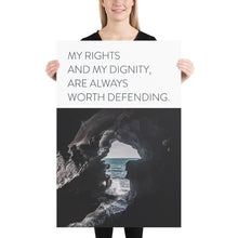 Load image into Gallery viewer, Water &quot;My Rights and My Dignity&quot;