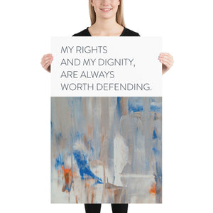 Abstract "My Rights and My Dignity"