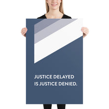 Load image into Gallery viewer, Geometric Stripe &quot;Justice Delayed&quot;