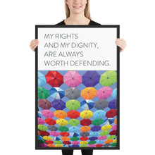 Load image into Gallery viewer, Modern &quot;My Rights and My Dignity&quot;