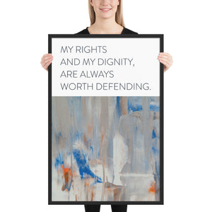 Abstract "My Rights and My Dignity"