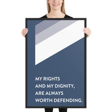 Load image into Gallery viewer, Geometric Stripe &quot;My Rights and My Dignity&quot;