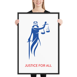 Lady Justice | White/Blue