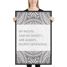 Load image into Gallery viewer, Mandala &quot;My Rights and My Dignity&quot;