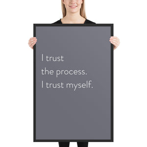 Minimalistic "I Trust The Process"