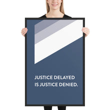 Load image into Gallery viewer, Geometric Stripe &quot;Justice Delayed&quot;