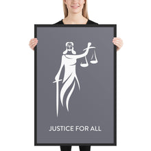 Load image into Gallery viewer, Lady Justice | Gray/White