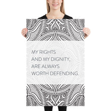 Load image into Gallery viewer, Mandala &quot;My Rights and My Dignity&quot;