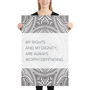 Mandala "My Rights and My Dignity"