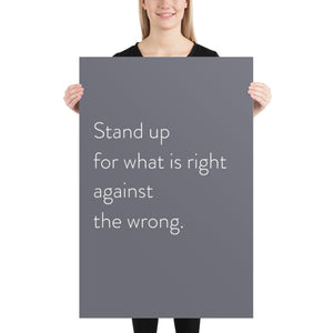 Minimalistic "Stand Up"